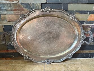Reed & Barton Serving Platter Regent 5602 Vintage Silver Plated