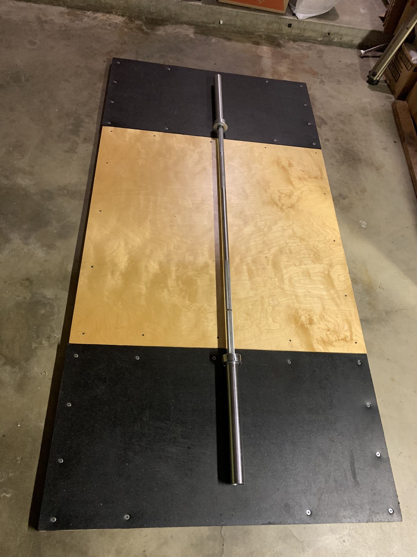 Deadlift platform setup