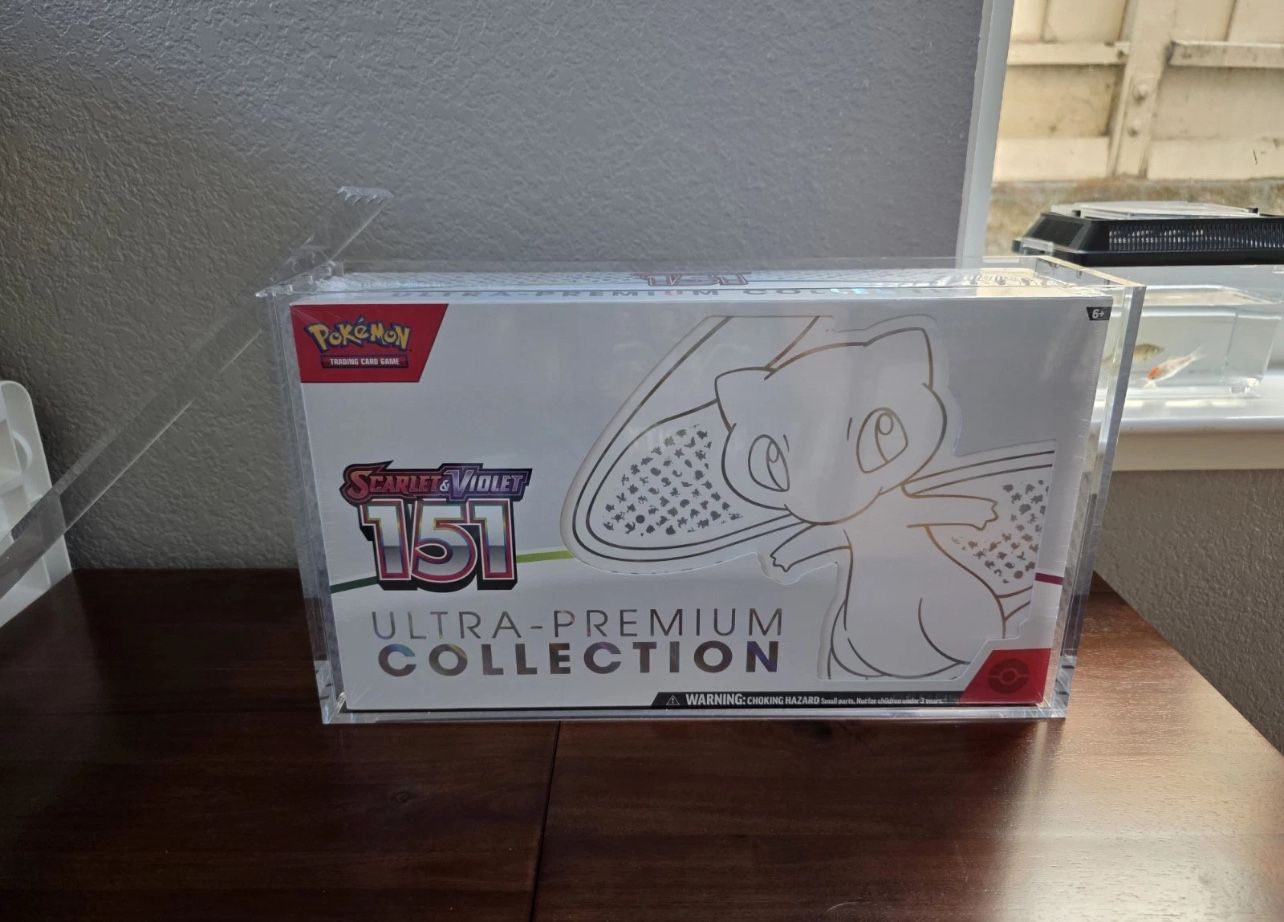 Pokemon 151 UPC Scarlet And Violet Ultra Premium Collection ACRYLIC CASE