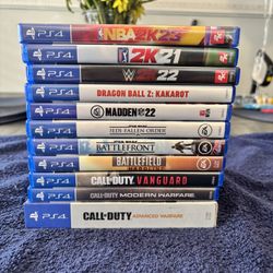 PS4 GAMES - selling separately