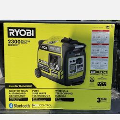 Ryobi Inverter Generator 2300 Watts New In Box