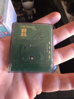 Nintendo Game Boy Cartridge Clear Shell