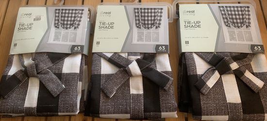 Window Tie Up Shade 63” Long X 42” Width 