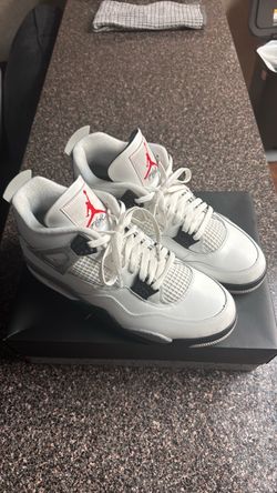 Jordan 4 white cement size 13