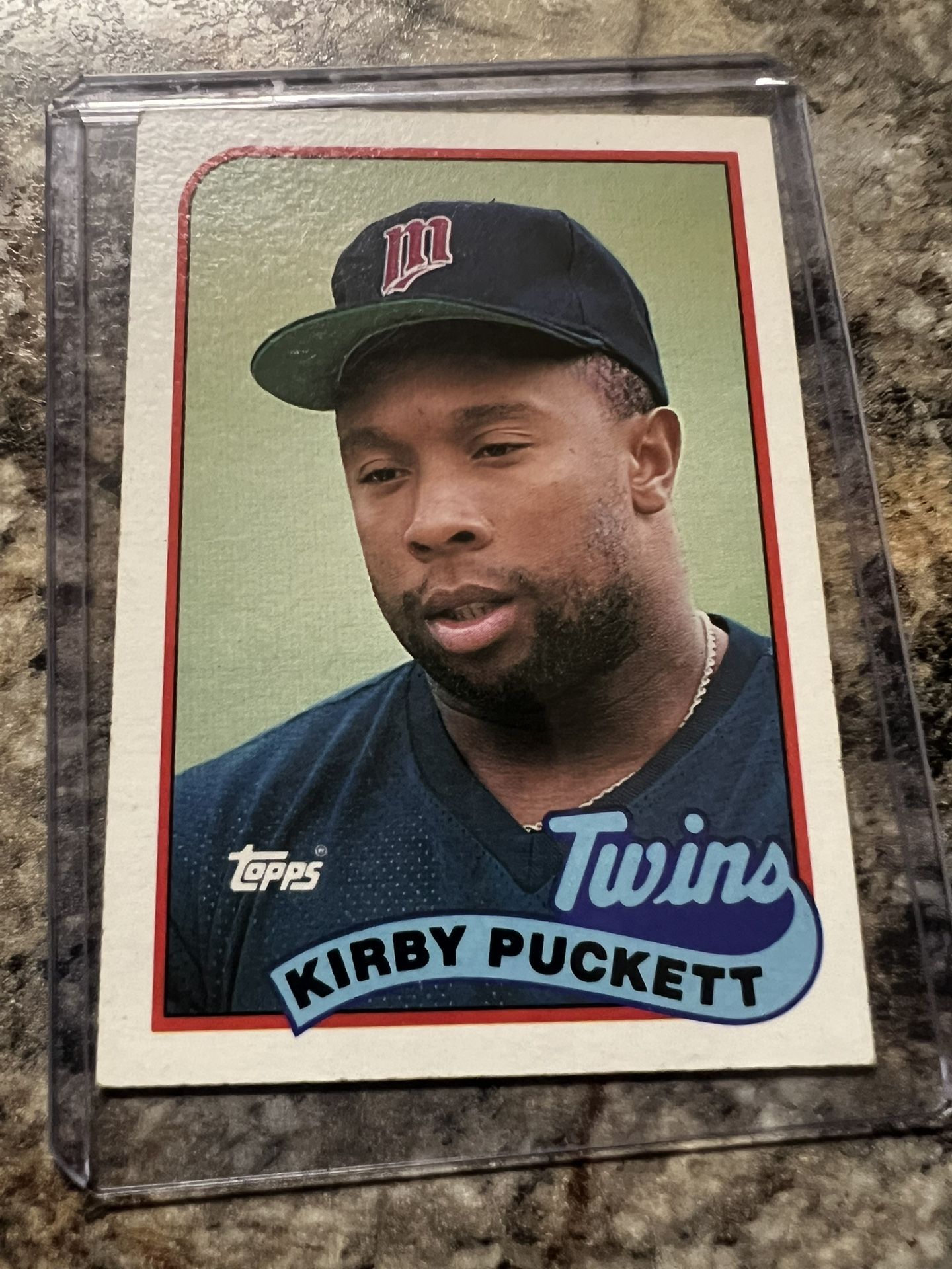 1989 Topps - Kirby Puckett #650 Error Card