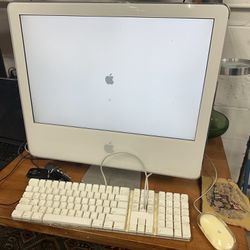 2004 2005 Apple iMac G5 # M9250LL/A A1076 - Desktop Monitor Computer & Keyboard Mouse in Original Box — Parts - Vintage Electronics