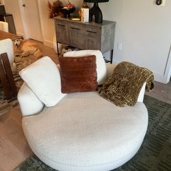 Castlery Oversize Swivel Armchair