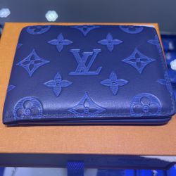 Louis Vuitton Pacific Blue Monogram Slender Wallet | M62248
