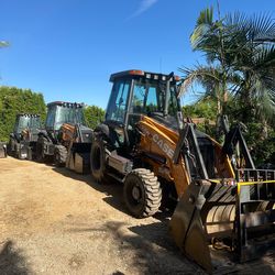 Case 570n ep skip loader enclosed cab landscape tractor