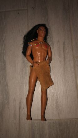 Ken doll1968 Barbie make pocohantas American Indian