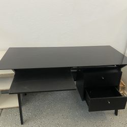 Black Desk Glass Is The Top 