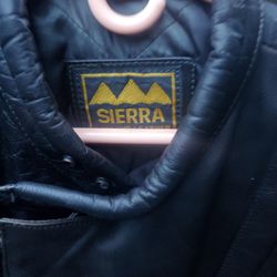  Sierra Leather Jacket  Biker   L 