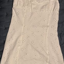 Free People White Eyelet Sundress 