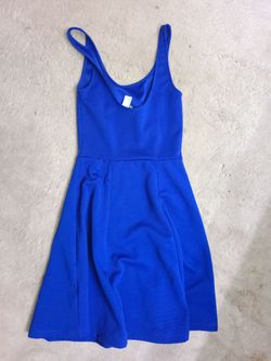 H&M Cobalt Blue Tank Dress
