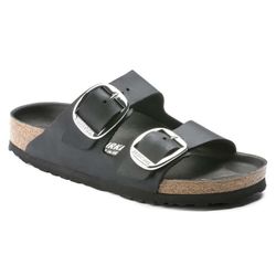 Birkenstock Arizona Big Buckle Sandal Black Oiled Leather- 39/8 Women's/6 Men's NWT