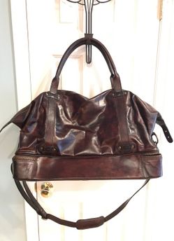 Leather Carry on Luggage