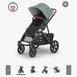 UPPAbaby Vista V3 Stroller - Gwen Green Melange