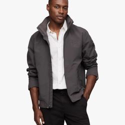 Tommy Hilfiger Men's Lightweight Waterproof Regatta Bomber Jacket [NEW; Medium; Available in Legacy Brown;  Grey Skies;  Green]