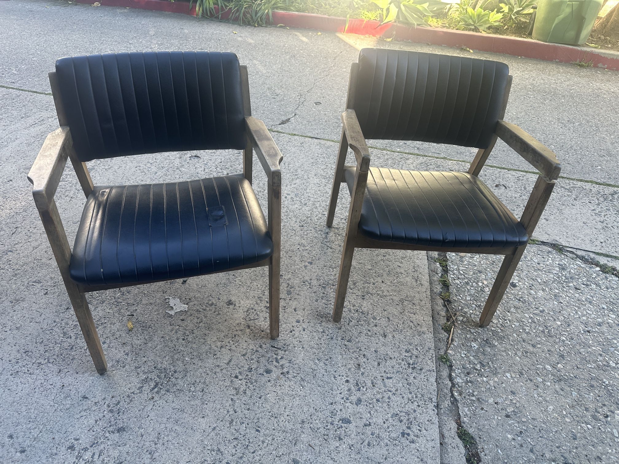 Vintage Black Chairs 