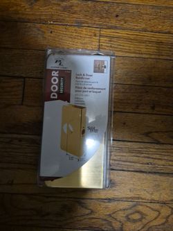 Prime-Line Solid Brass Lock & Door Reinforcer