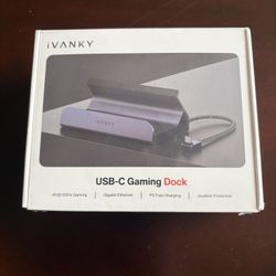 iVanky USB-C Gaming Dock (Steam Deck, ASUS ROG Ally X, ROG Alloy, Legion Go, MSI Claw)