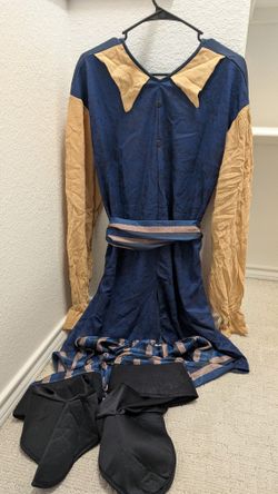 Pirate King adult costume one-size-fits-all up to a 44-inch jacket size.