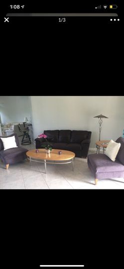 Purple Accent Chairs