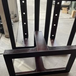 Entertainment Glass TV Stand With Glass Tower