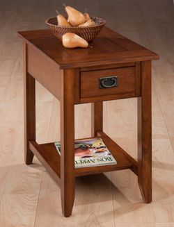 Mission Oak Chairside Table