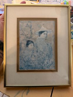 Edna Hibel Vintage Artwork