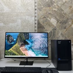 Gaming PC Desktop Setup