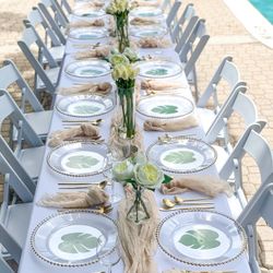 Mesas / Sillas / Manteleria / Centros De Mesa / Deco / Platos / Copas