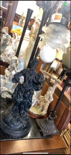 Dark figure lamp