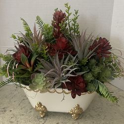 Artificial Succulent Centerpiece
