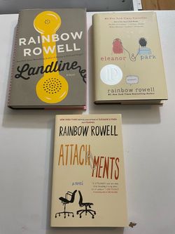 rainbow rowell books - see description