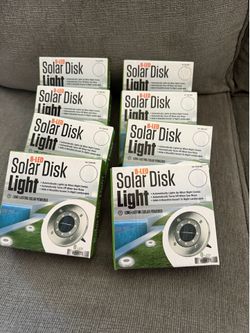 Solar Disk Lights 8 Pack