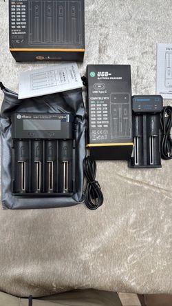 Li-ion Battery Chargers Bundle – Wissblue & Fosmoon
