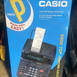Casio Calculator With Printer-reduced