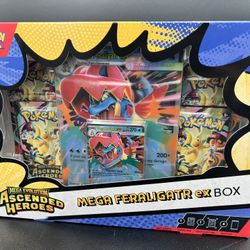 Ascended Heroes Mega Feraligatr ex Box