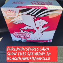 Pokemon SPORTS CARD SHOW IN DANVILLE BLACKHAWK MALL SATURDAY 10 TO 5PM