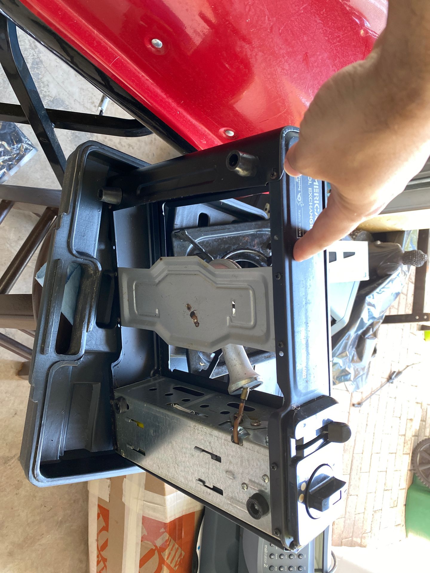 Gas outdoor cooking burner