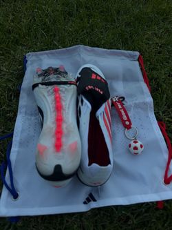 Adidas Predator Soccer Cleats White Red