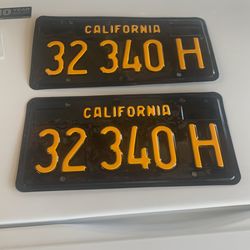 CA Black Plates 