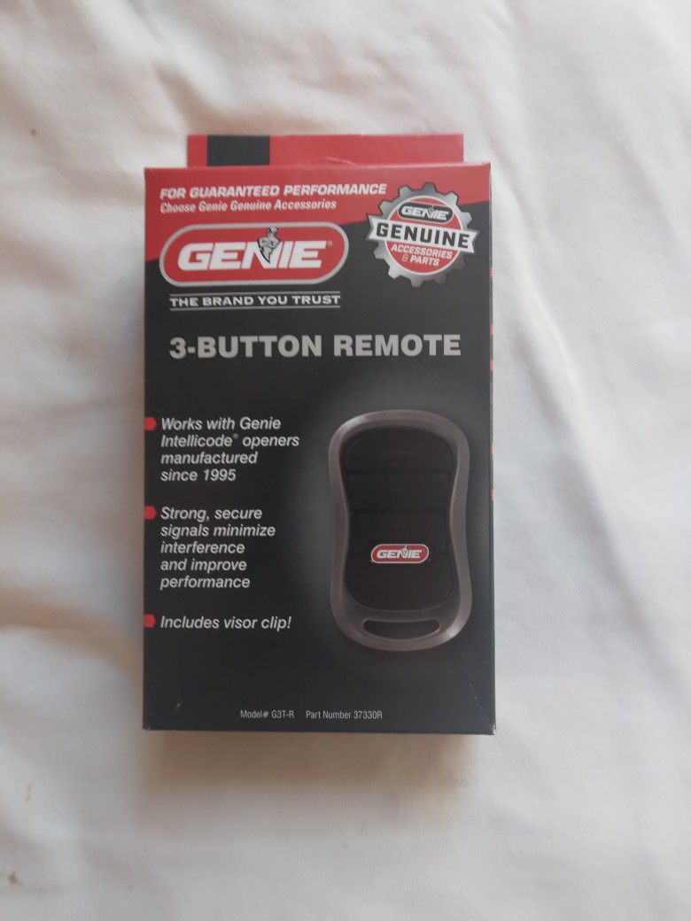 Genie 3 Button Remote For Garage Door