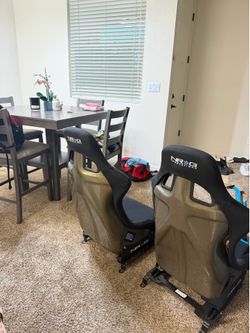 Nrg carbon fiber  bucket seats size medium/large