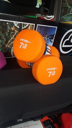 Set of 7lb weights (2)