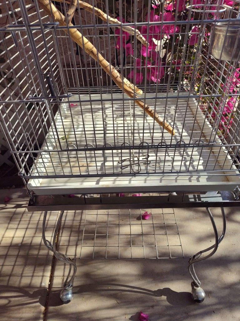 Bird Cage With Stand