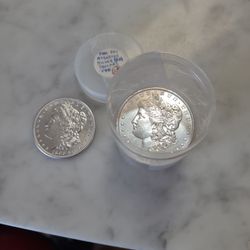 11 1896 BU MORGAN DOLLAR 