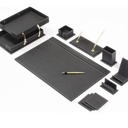 Leather Desk Organizer