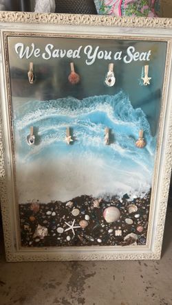 Nautical wedding seating chart